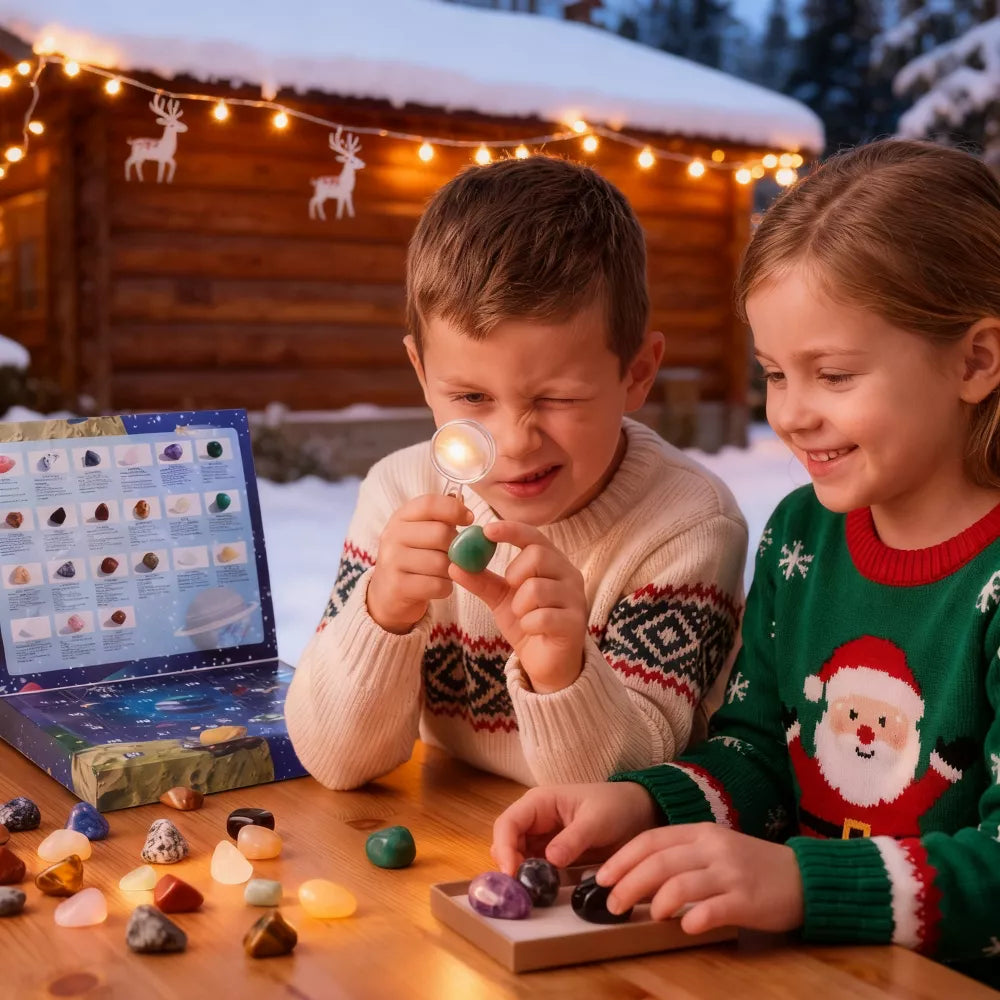 Geode Advent Calendar 21 Natural Geodes Excavation Kit