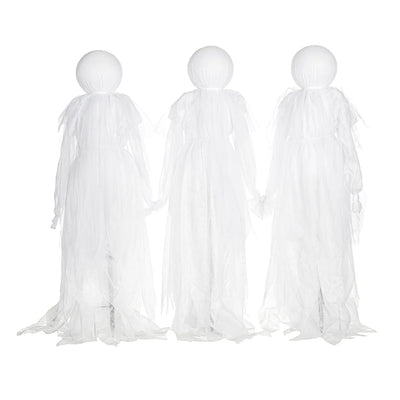 Ghost Garden Stakes Glow & Flicker Set of 3