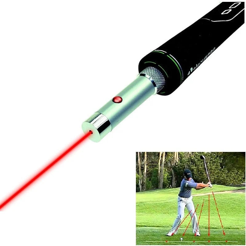 Golf Swing Trainer Laser Path Tracking Universal Fit