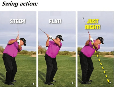 Golf Swing Trainer Laser Path & Universal Fit