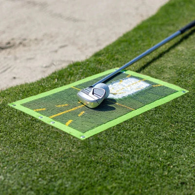 Golf Training Mat Instant Divot Feedback Sequined Tear-Resistant