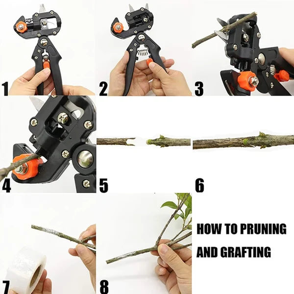 Grafting Tool Interchangeable V U Omega Blades