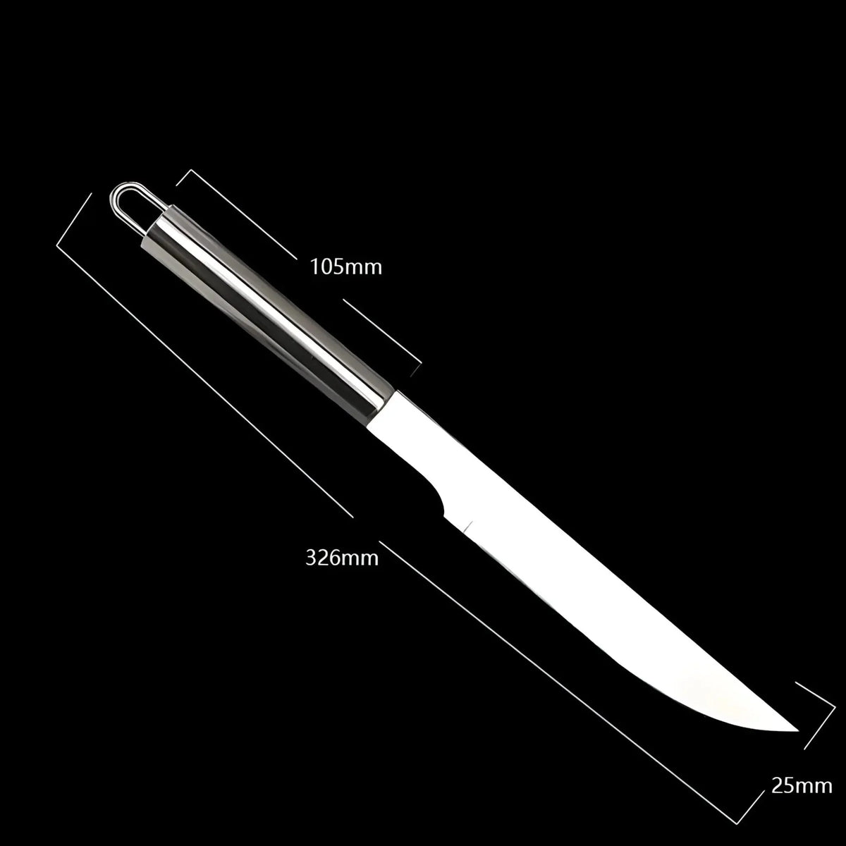 Grill Tool Set Stainless Steel Carrying Case Heat-Resistant Handles