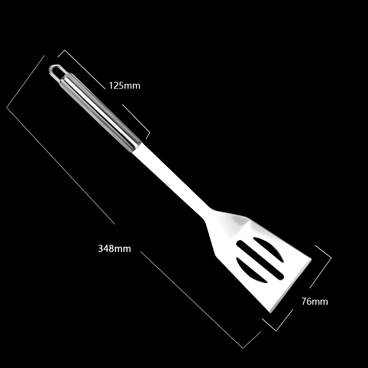 Grill Tool Set Stainless Steel Carrying Case Heat-Resistant Handles