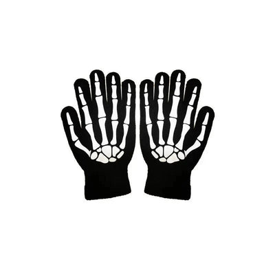 Grim Reaper Costume Glowing Hood & Glow-In-The-Dark Gloves