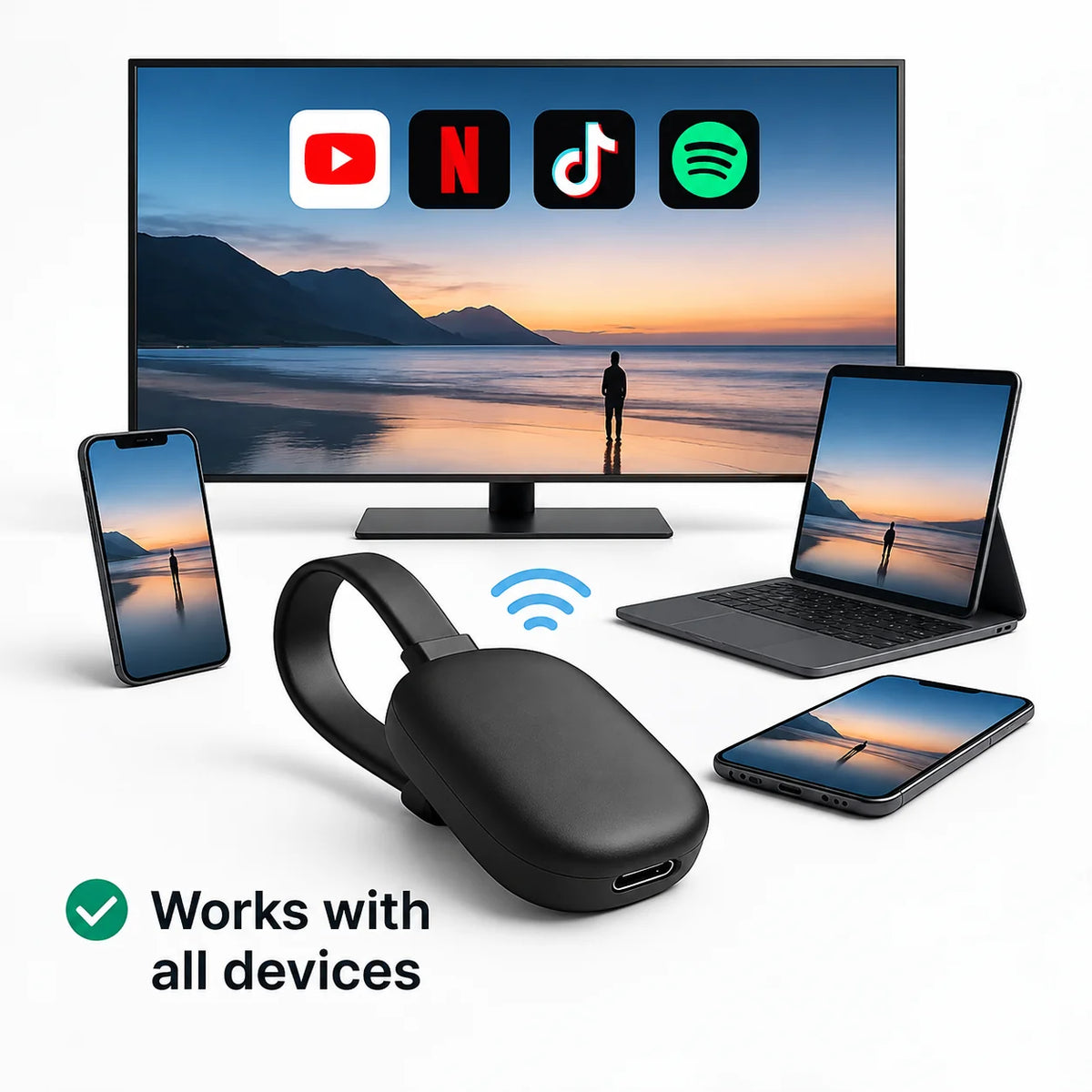HDMI Adapter Direct Wireless 4K Plug-and-Play