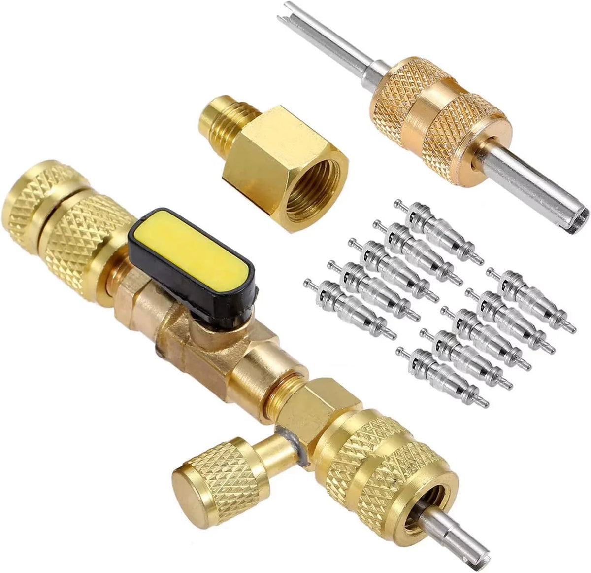 HVAC Valve Core Tool Dual Size Ports