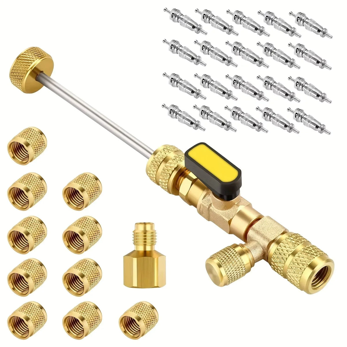 HVAC Valve Core Tool Dual Size Ports