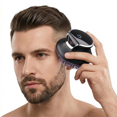 Hair Clipper Cordless 360-Degree Rotating Head Stainless Steel Blades