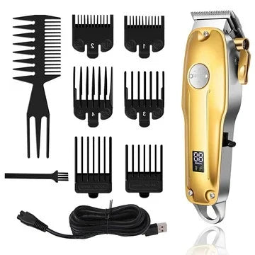 Hair Clipper Set Cordless Ceramic Blades Foil Shaver