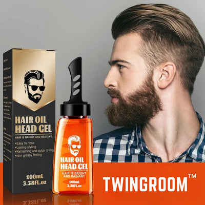 Hair Gel Comb Integrated Dispenser Fast-Absorbing