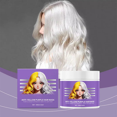 Hair Mask Anti-Yellowing Violet Pigment Deep Conditioning