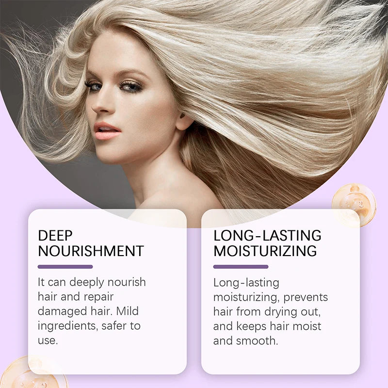 Hair Mask Violet Pigment Neutralizer For Blonde & Gray