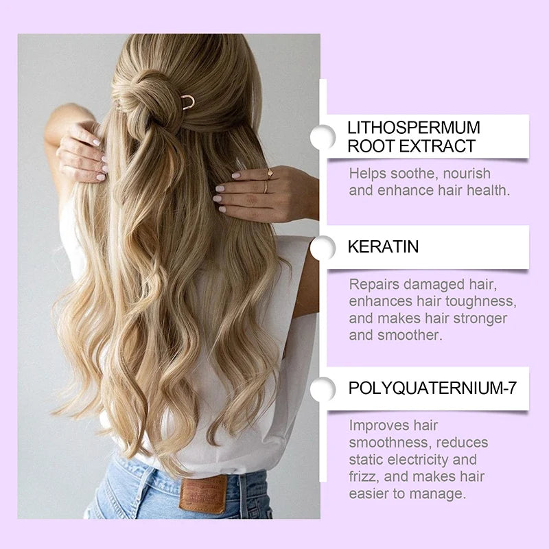 Hair Mask Violet Pigment Neutralizer For Blonde & Gray