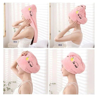 Hair Towel Ultra-Absorbent Microfiber Quick Dry