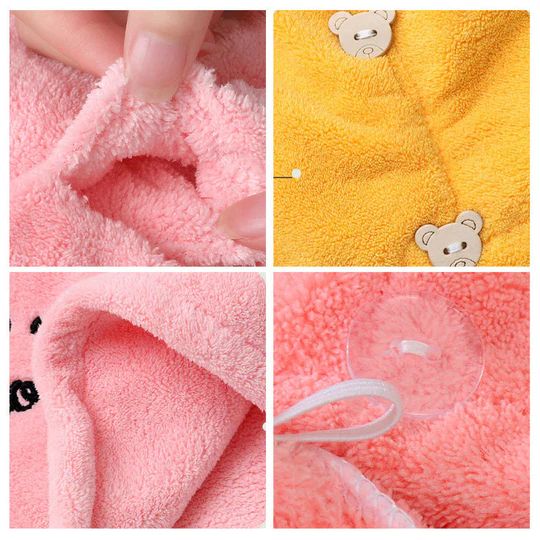 Hair Towel Ultra-Absorbent Microfiber Quick Dry