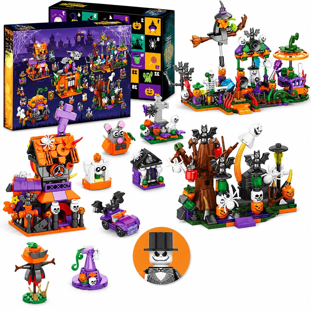 Halloween Brick Advent Calendar 24 Daily Builds With Instructions