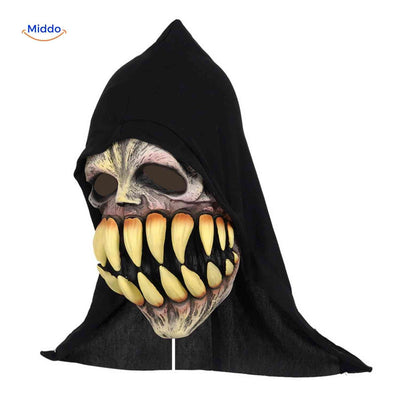 Halloween Mask Full Face Integrated Hood Breathable Visibility