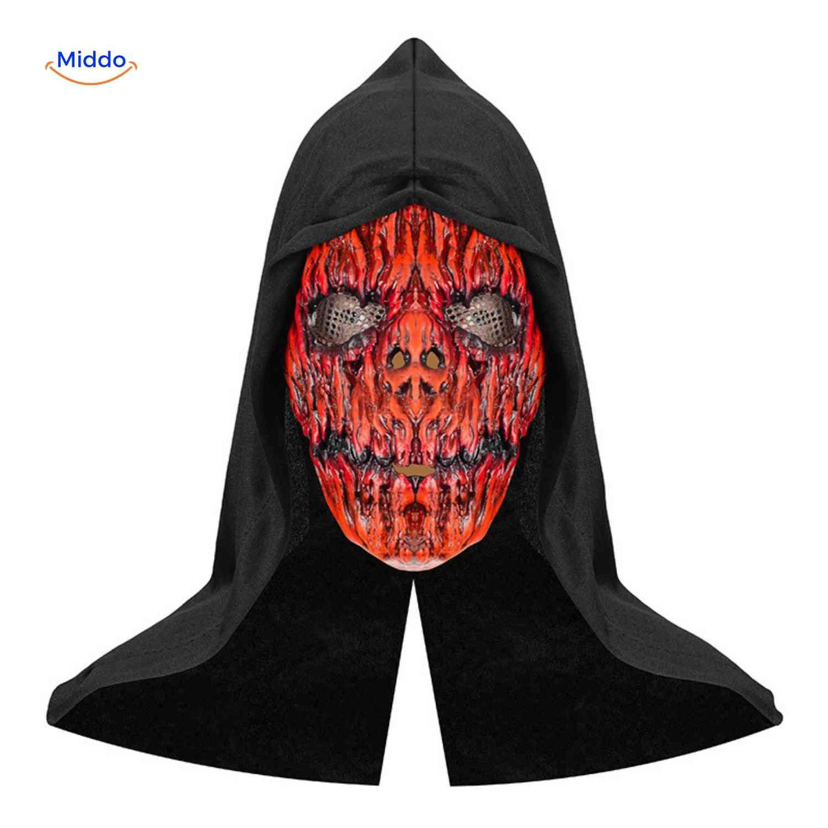 Halloween Mask Full Face Integrated Hood Breathable Visibility