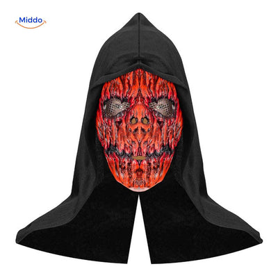 Halloween Mask Full Face Integrated Hood Breathable Visibility