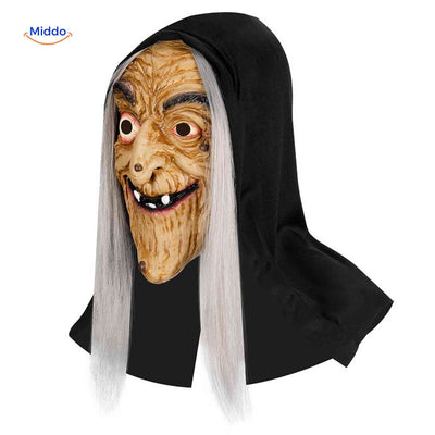 Halloween Mask Full Face Integrated Hood Breathable Visibility