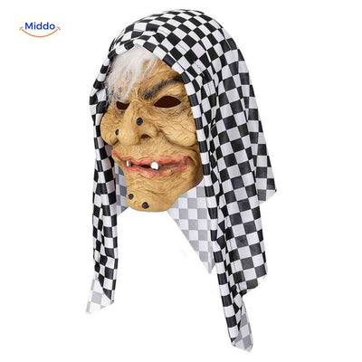 Halloween Mask Full Face Integrated Hood Breathable Visibility