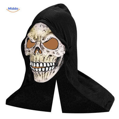 Halloween Mask Full Face Integrated Hood Breathable Visibility