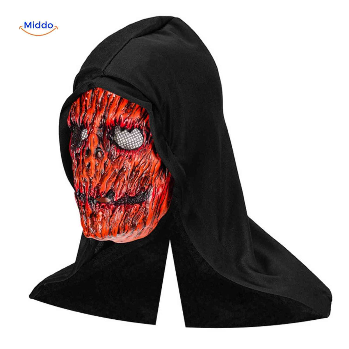 Halloween Mask Full Face Integrated Hood Breathable Visibility