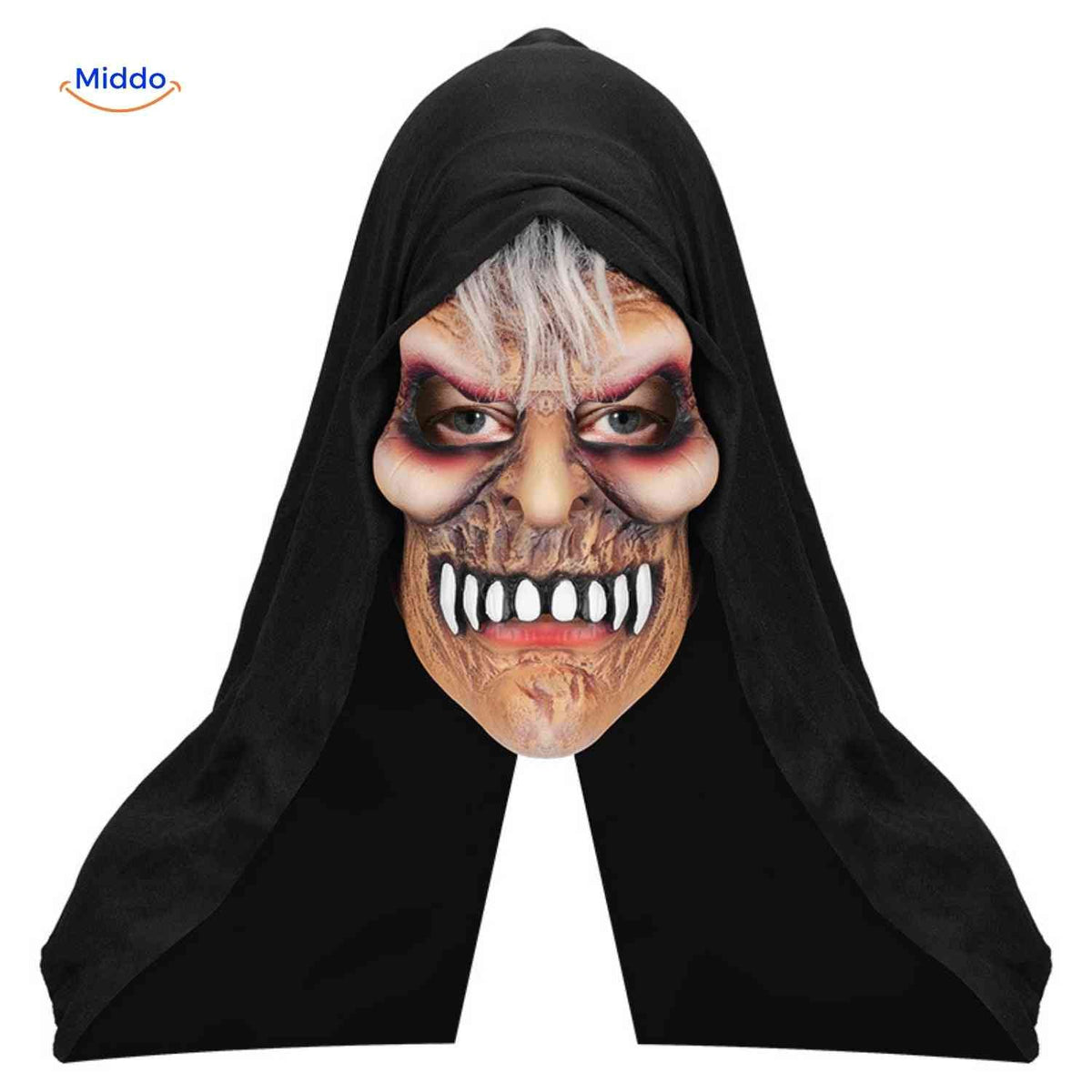 Halloween Mask Full Face Integrated Hood Breathable Visibility