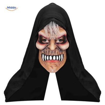 Halloween Mask Full Face Integrated Hood Breathable Visibility