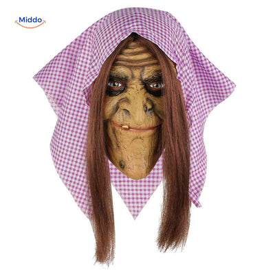 Halloween Mask Full Face Integrated Hood Breathable Visibility