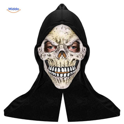 Halloween Mask Full Face Integrated Hood Breathable Visibility