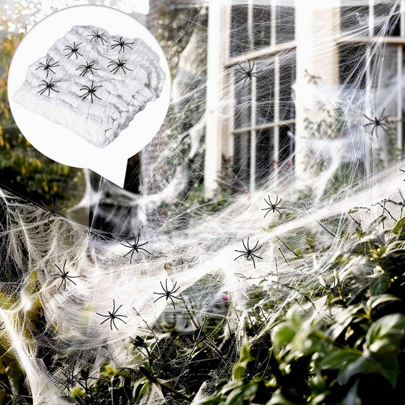 Halloween Spider Decorations 63-Inch Bendable Legs Set of 2