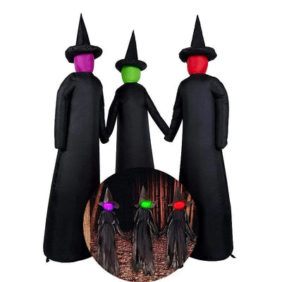 Halloween Yard Decor Flashing LED Sound-Activated Waterproof Fabric