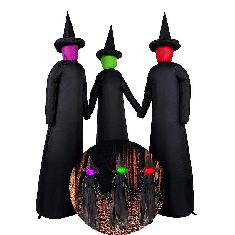 Halloween Yard Decor Flashing LED Sound-Activated Waterproof Fabric