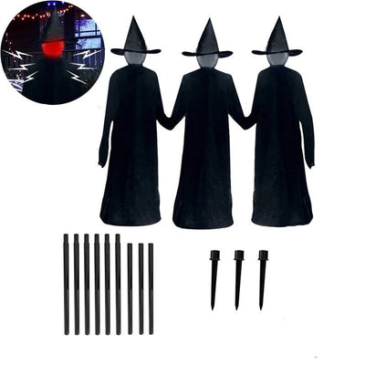 Halloween Yard Decor Flashing LED Sound-Activated Waterproof Fabric