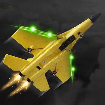 Hand-Launch Airplane Gyro Stabilized EPP Foam & LED Lights