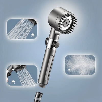 Handheld Shower Head 3 Spray Modes Built-In Filter