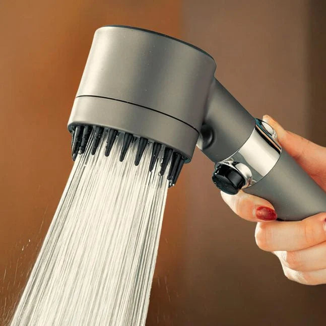 Handheld Shower Head 3 Spray Modes Built-In Filter