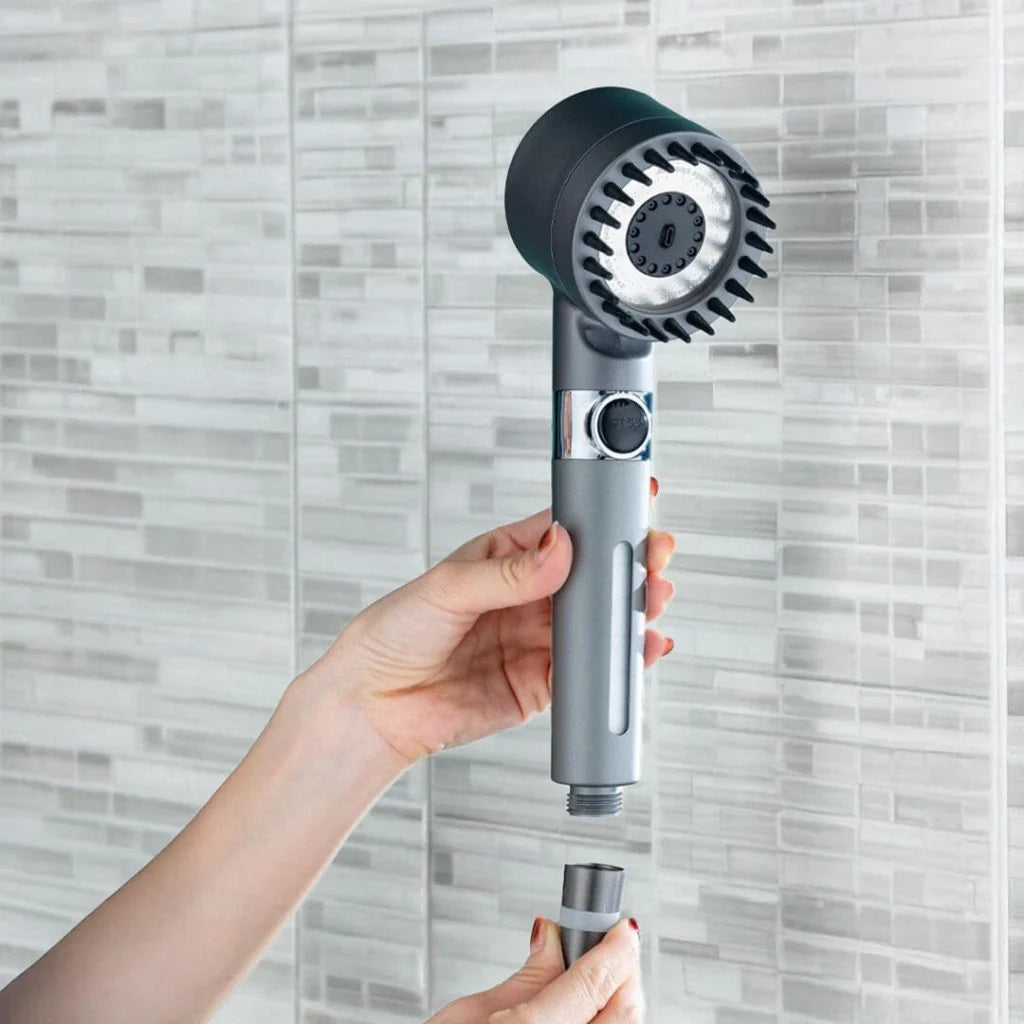 Handheld Shower Head 3 Spray Modes Built-In Filter