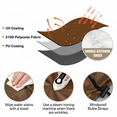 Hanging Chair Cover Waterproof UV-Resistant All-Weather Protection