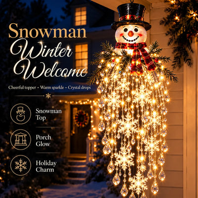 Hanging Christmas Light LED Cascading Crystal Accents