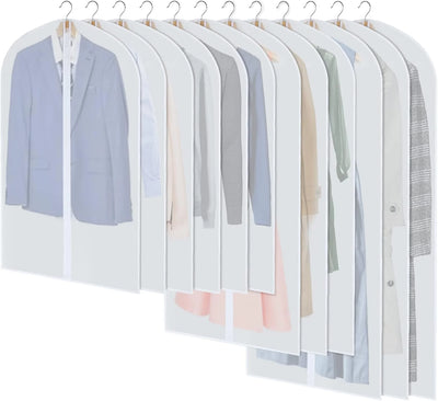 Hanging Garment Covers Water-Resistant Full-Length Zipper Three-Size Set