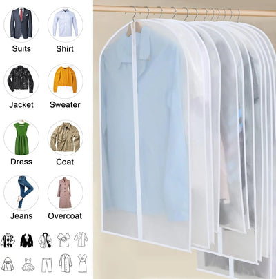 Hanging Garment Covers Water-Resistant Full-Length Zipper Three-Size Set