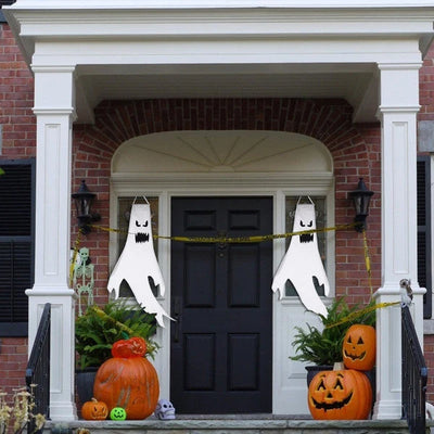 Hanging Ghost Decoration Floating Pose 47-Inch LED Option