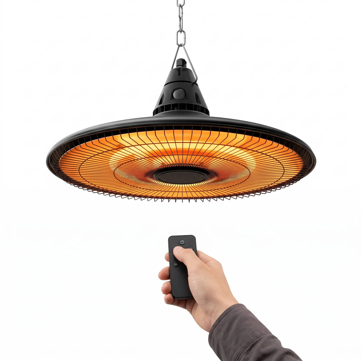 Hanging Patio Heater 1500W Infrared Remote Control