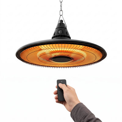 Hanging Patio Heater 1500W Infrared Remote Control