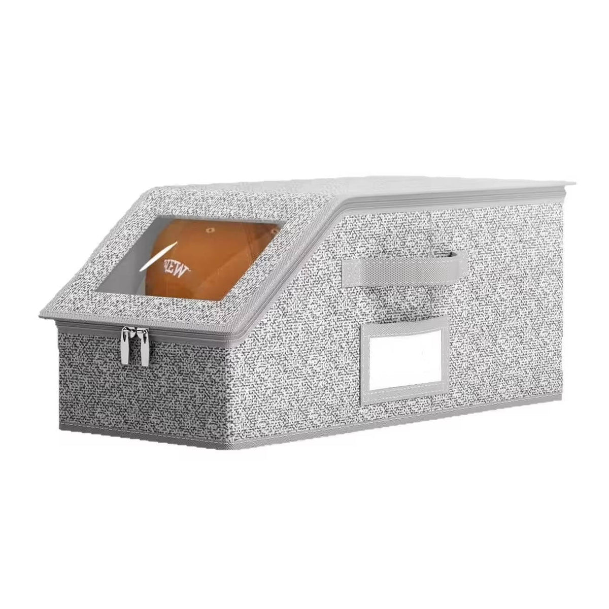 Hat Storage Box Stackable Shape-Safe 24-Hat Capacity