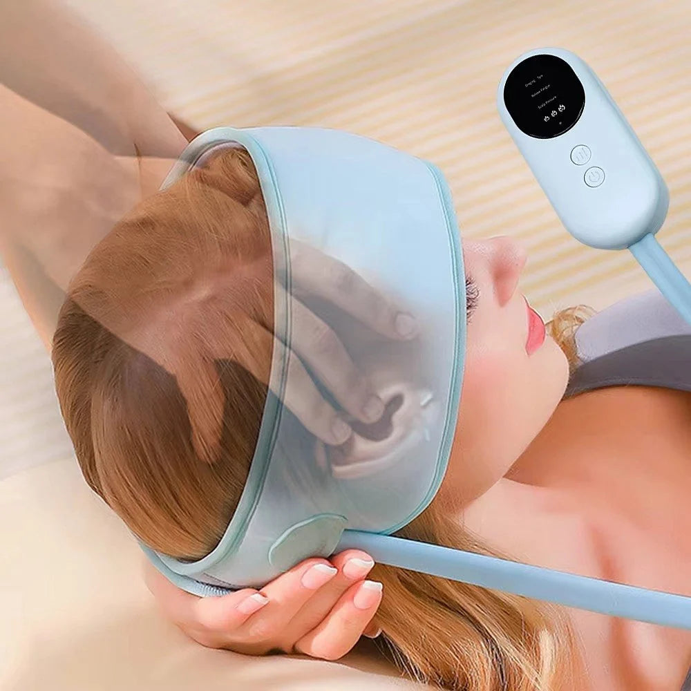 Head Massage Cap Wireless Six-Zone Airbag Adjustable Heat