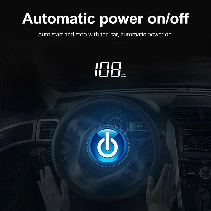 Head-Up Display LED Projection Auto Brightness High Refresh Rate